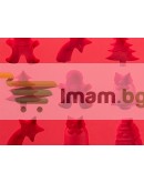 Силиконова форма за коледни сладки 15 броя